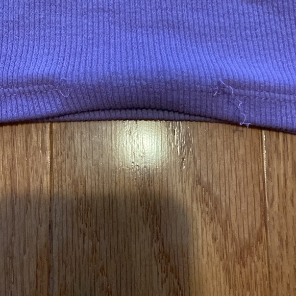 Zara Purple Cropped Tank Top - Picture 6 of 7